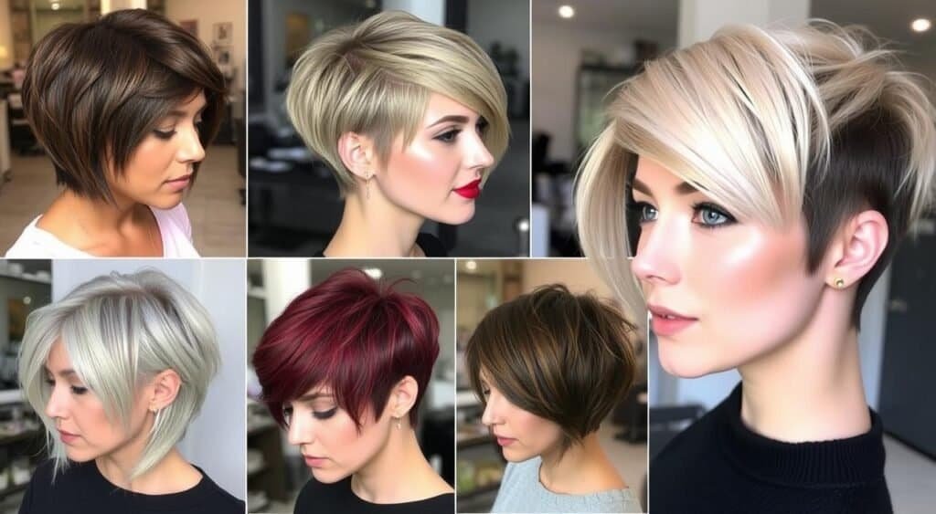 Short Hair Trends for Square Faces